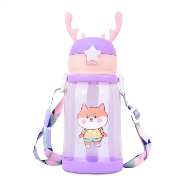 kids school water bottle | water bottle with straw | best water bottle with straw | drink bottle with straw | bottle with straw | clear water bottle with straw | cartoon water bottles | Children Water Bottle for School