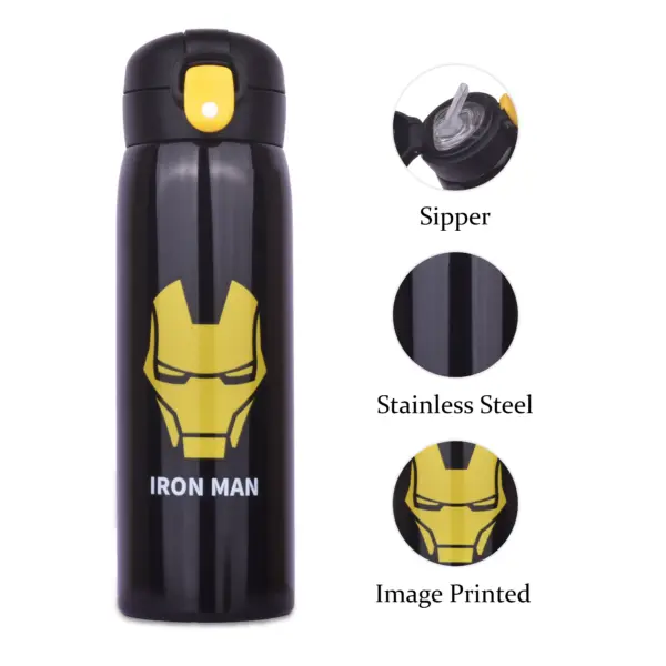 iron man water bottle | iron man 2 bottle | iron man drink bottle | iron man hot water bottle | stainless Steel Water bottle for kids | insulated water bottle | cartoon water bottles | avengers stainless steel water bottle