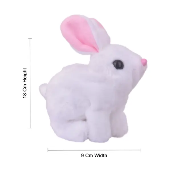 Walking Rabbit with Light (White) / Kids Toys - Image 3