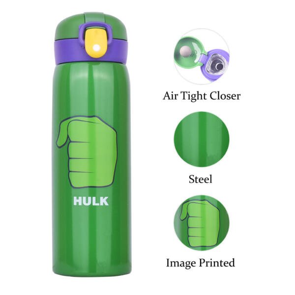 green color water bottle| hulk water bottle | green water bottle |water bottle green | green drink bottles | hulk drink bottle | stainless steel water bottle | kids stainless steel water bottle | insulated water bottle | stainless steel water bottle | avengers stainless steel water bottle