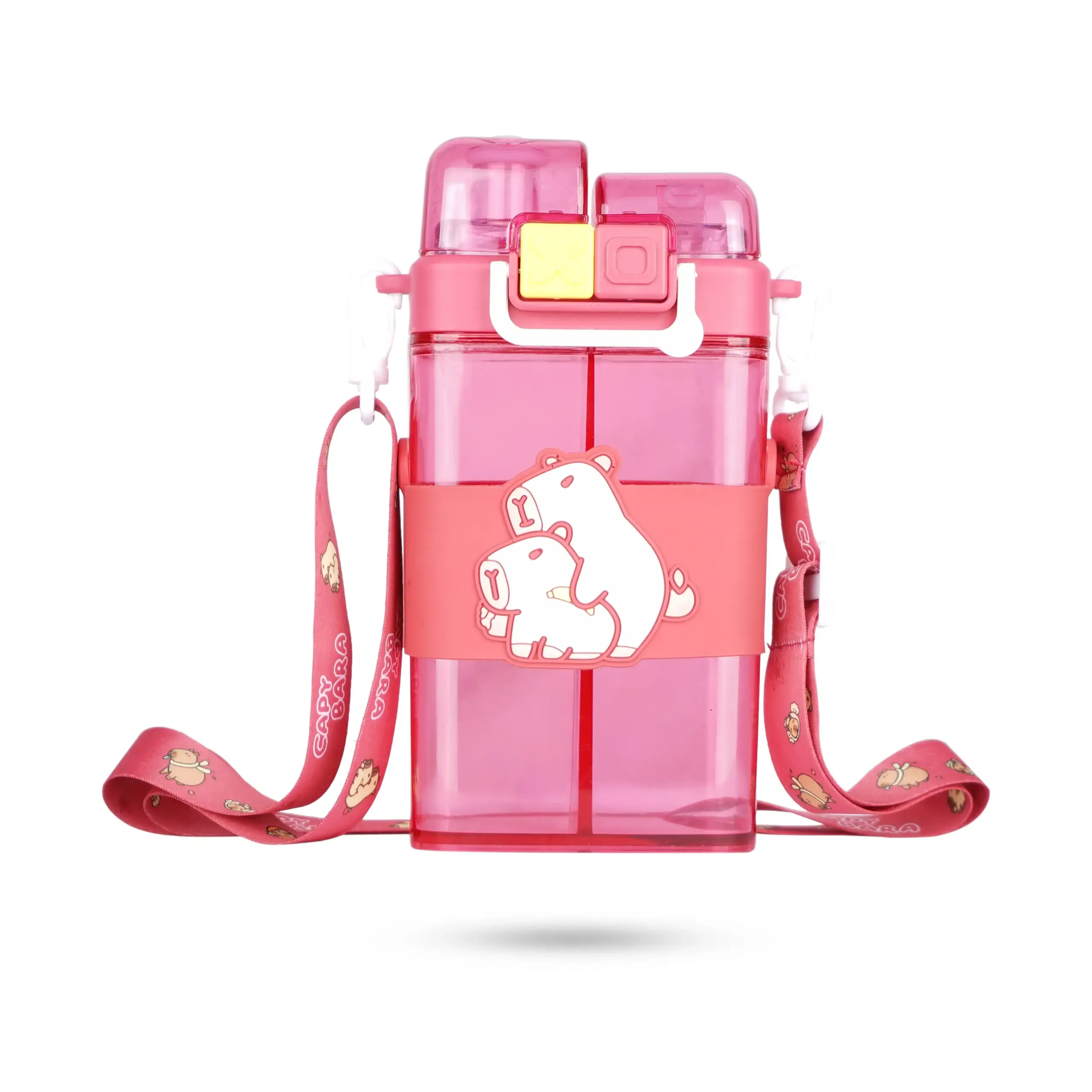 Capybara Water Bottle | Capybara Water Bottle Online | Capybara Water Bottle Sale | Capybara Water Bottle Price | 2 in 1 water bottle | juice water bottle | juice bottle with straw | water juice bottle | two in one water bottle | Water Bottle for School | Kids Water Bottle | Children's Water Bottle | Baby Water Bottle | Cute Water Bottle | Plastic Water Bottle | Drinking Water Bottle