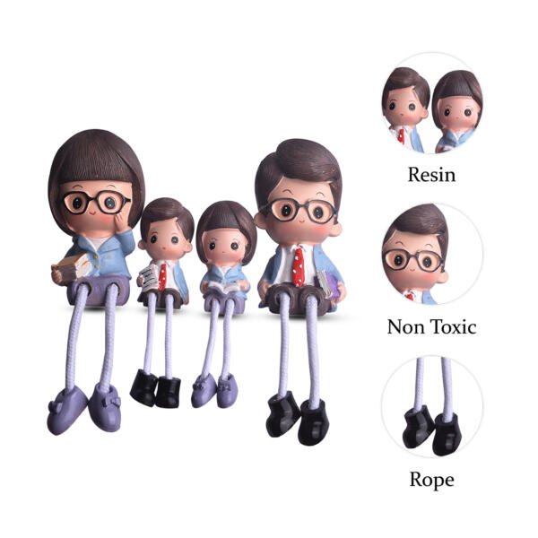 Miniature Doll Family | Family Statue - Image 2