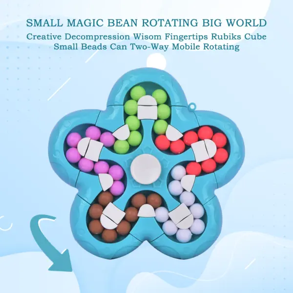 magic bean puzzle, magic bean puzzle toy, magic bean cube spinner, magic bean rotating puzzle, magic bean spinner, rotating finger cube puzzle, rotating magic bean puzzle, Fingertip Rotation Game, Stress Relief Toy, stress relief balls, stress relief toys for adults, stress relief fidget toys, Rotating Magic Bean Cube