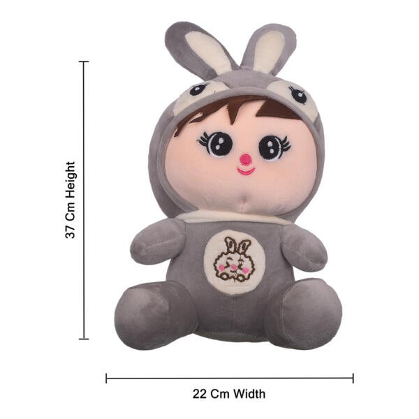 Bunny Soft Toys for Kids (Grey) / Cuddle Soft Toys - Image 3