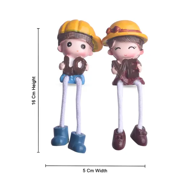Best Couple Idol with Love Text | Couple Sculpture - Image 3