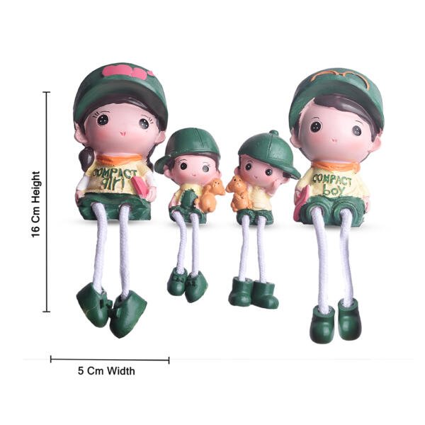 Lovable Family Hanging Leg Statue / Best Gift Items - Image 3