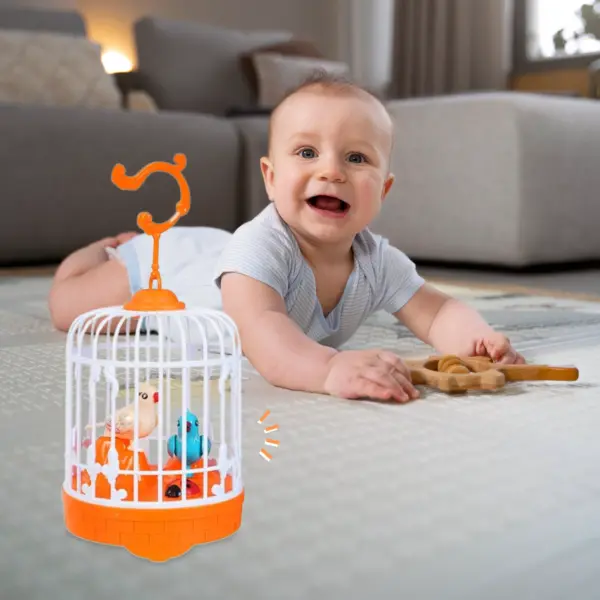 Birdcage Voice Controlled Toys | Talking Bird Toys - Image 4