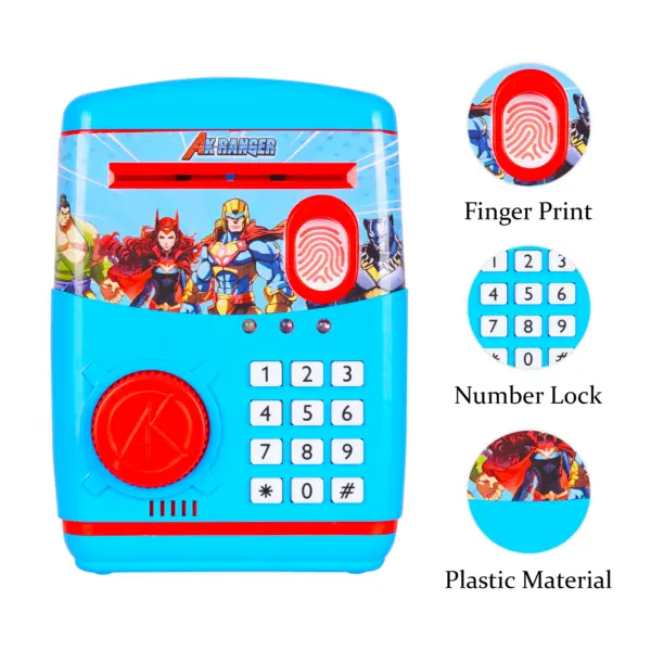 Avengers Finger Print Sensor ATM Piggy Bank | Childrens ATM - Image 2