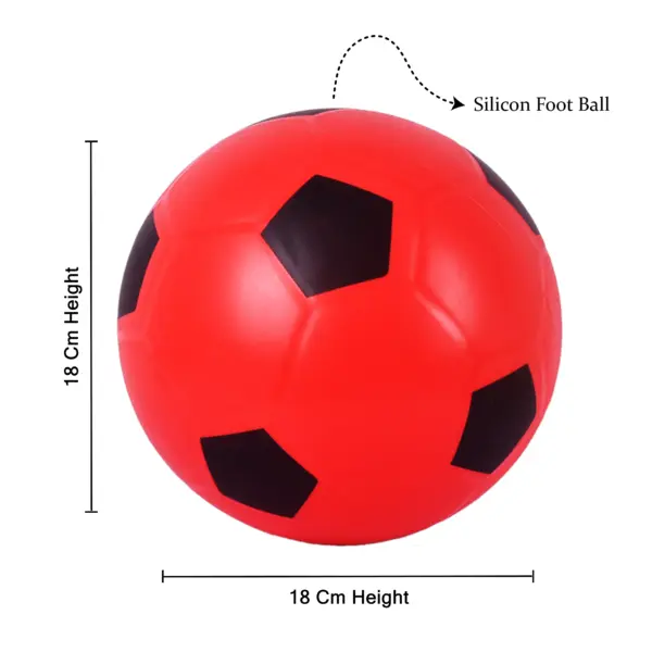 Kids Football Ball | (Red) Printed Foot Ball | Children's Toys Foot Ball - Image 2