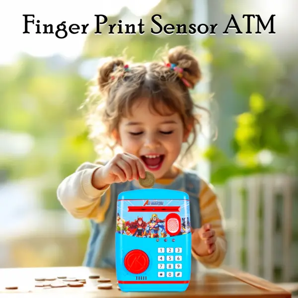 Avengers Finger Print Sensor ATM Piggy Bank | Childrens ATM - Image 4
