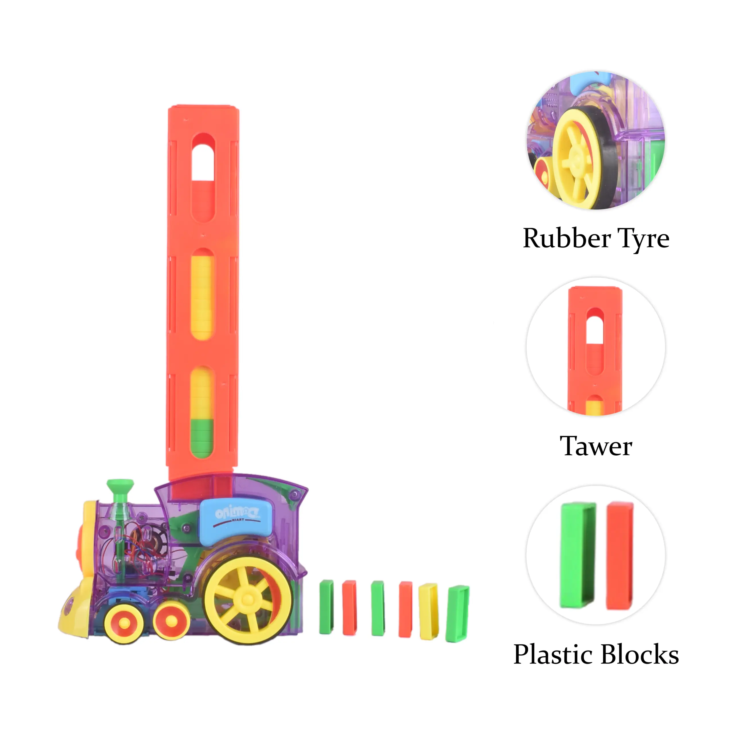 Automatic Domino Train Toy | Domino Train Toy - Image 2